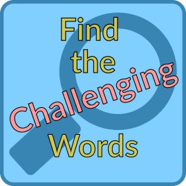 Find The Challenging Words
