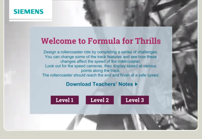 Formula for Thrills gameplay screen 1
