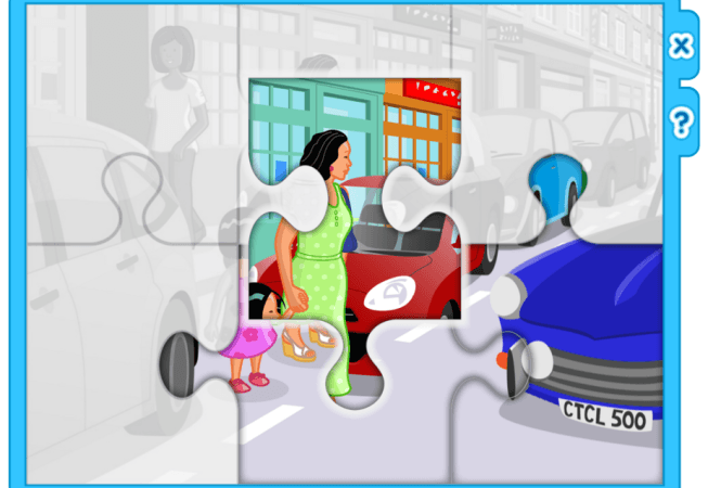 Children's Traffic Club minigame 2