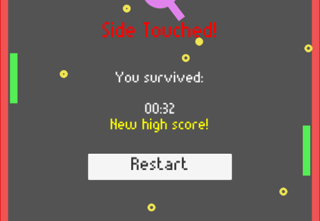 Don't Hit The Sides challenging scenario
